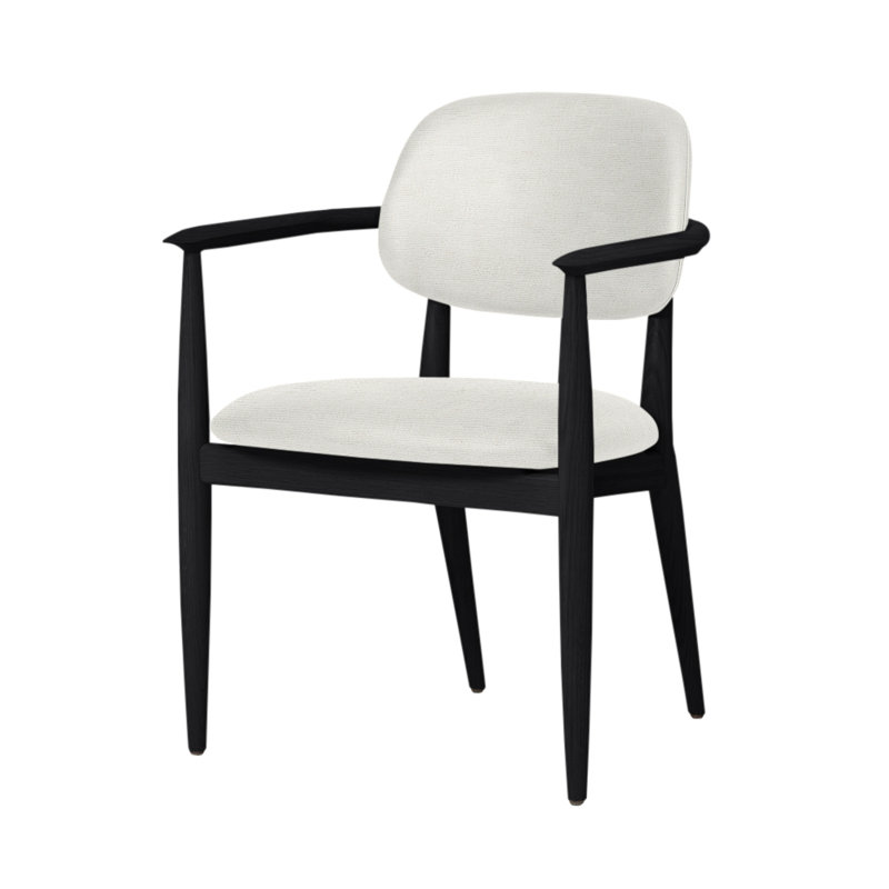 Chaise Slow de Space Copenhagen, Chêne onyx, L493 Naturel Sanfor 0023
