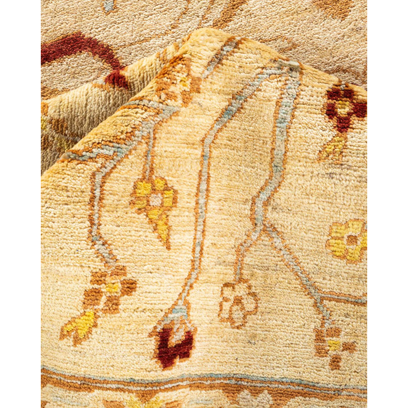 Sadir One-of-a-Kind 9' 2" X 11' 9" Hand Knotted Area Rug
