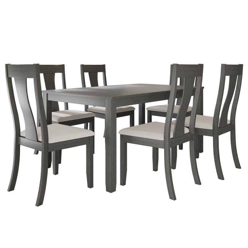 Ensemble repas 6 personnes Ocossio, Gris