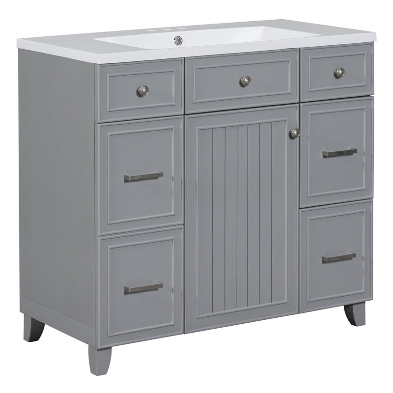 16.65'' Single Bathroom Vanity Base Only