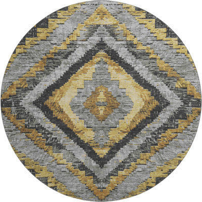 Premium Machine Washable Mayfield AMF1890 Aztec Rug