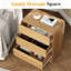 Ensemble de 2 tables de chevet 3 tiroirs-1985681794