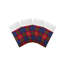 Christmas Tartan Red Cotton Sateen Dinner Napkins-84780351