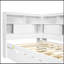 Lit de jour simple en bois avec tablettes de rangement, USB et lit gigogne, blanc