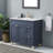 Quadira 36" Modern Blue Free-Standing Single Bathroom Vanity Set with Storage