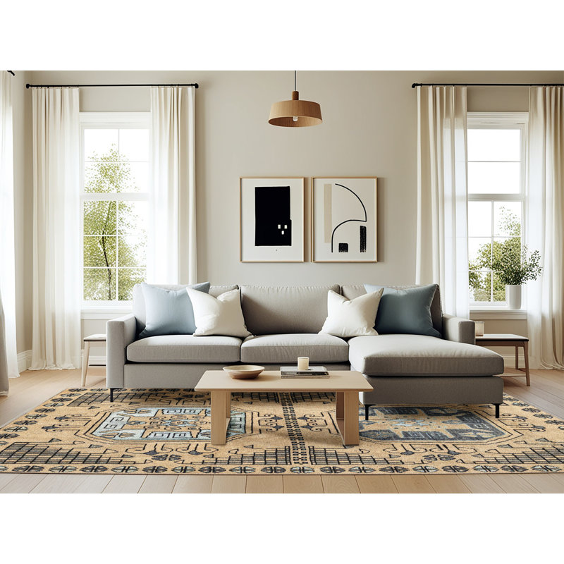 Tapis multicolore, Rectangle 6 pi x 9 pi