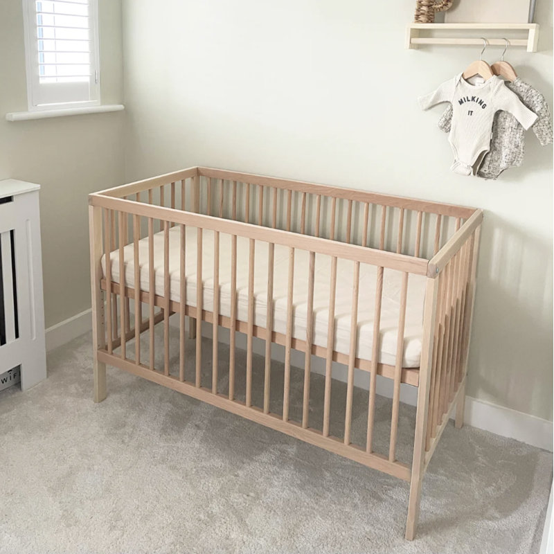 Mini Cot Bed, Beech