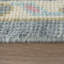 Karina Hand Knotted Wool Floral Area Rug in Blue/Beige-279911402