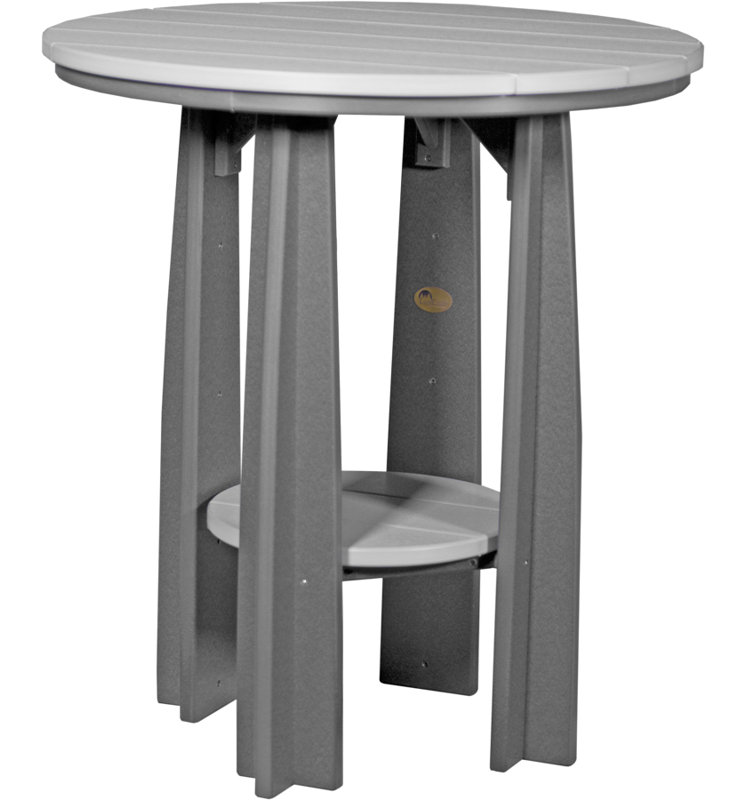 Table ronde 36 po Orchimont, Gris tourterelle, Ardoise