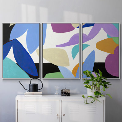 Ode to Matisse II - Multi Piece Framed Canvas