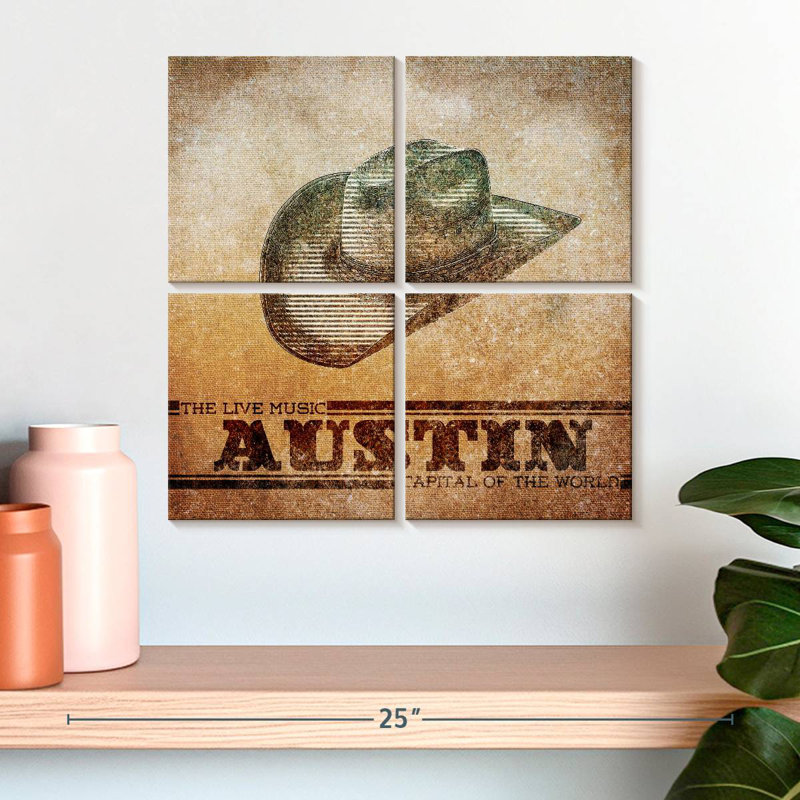 Lelar Cowboy Austin, 18'' H x 18'' W
