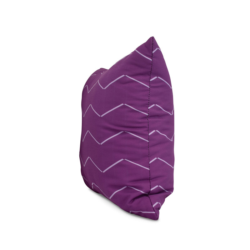 Housse et insert de coussin carré Palm Beach, Mauve, 18 po x 18 po