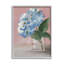 Art contemporain texturé à giclée noire, nature florale contemporaine, hortensia bleu XXL par Regina Moore-62414118-62414122