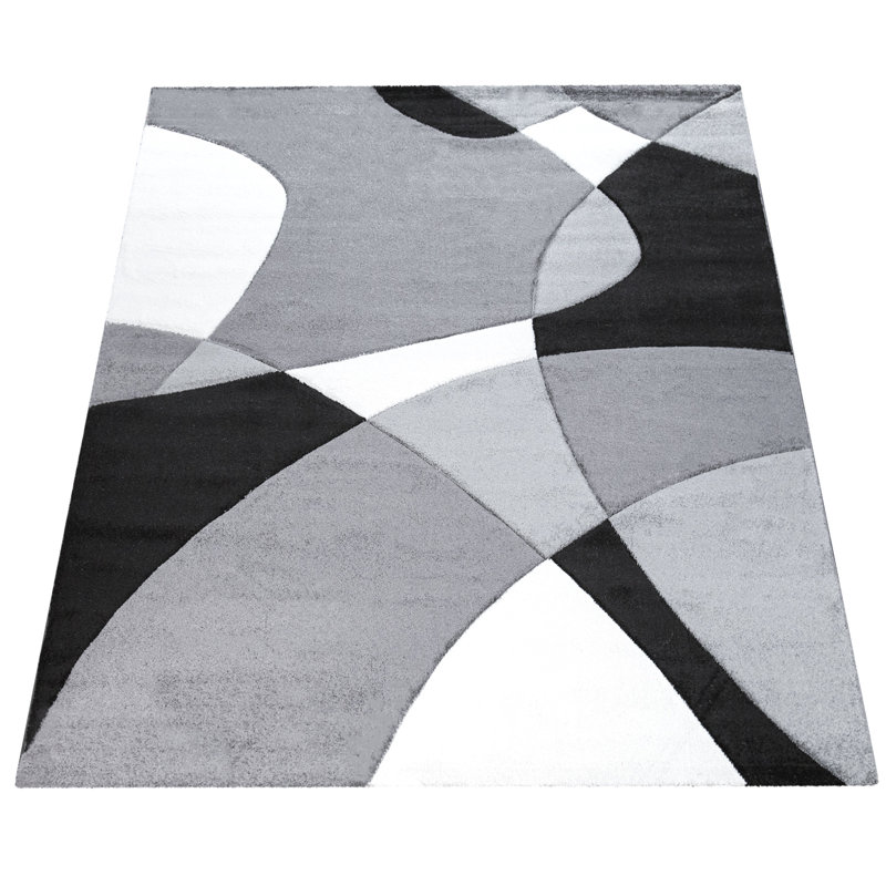 Daiton Abstract Indoor Rug, Rectangle 6'7" x 9'6"