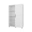 Armoire 2 portes avec rangement ouvert Wengue-1033097673