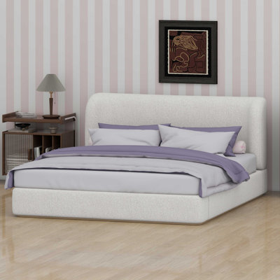 Lit plateforme tapissier Minimalist