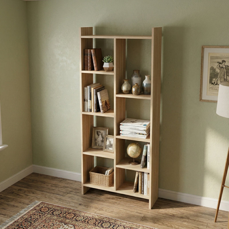 Aurelle Geometric Bookcase