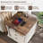 Rushville Farmhouse 2 - Drawers Nightstand with Charging Station, Tall Rustic Wood Square End Table with Open Shelf-95008833