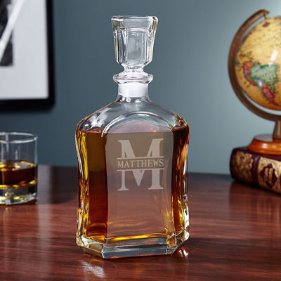 Kaity Personalized Liquor Whiskey Decanter, 23 oz