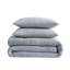 Ensemble d'édredon gris uni Nautica-110428685