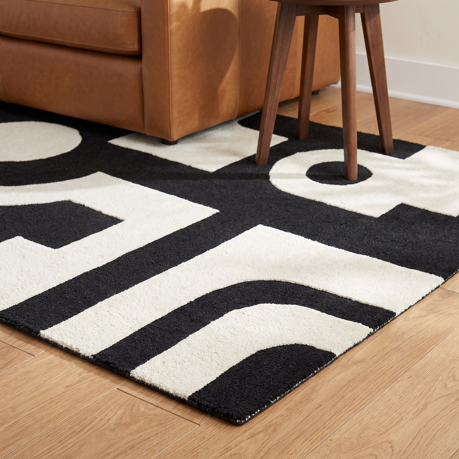 Rino Hand-Tufted Abstract Rug, Rectangle 2' x 3'