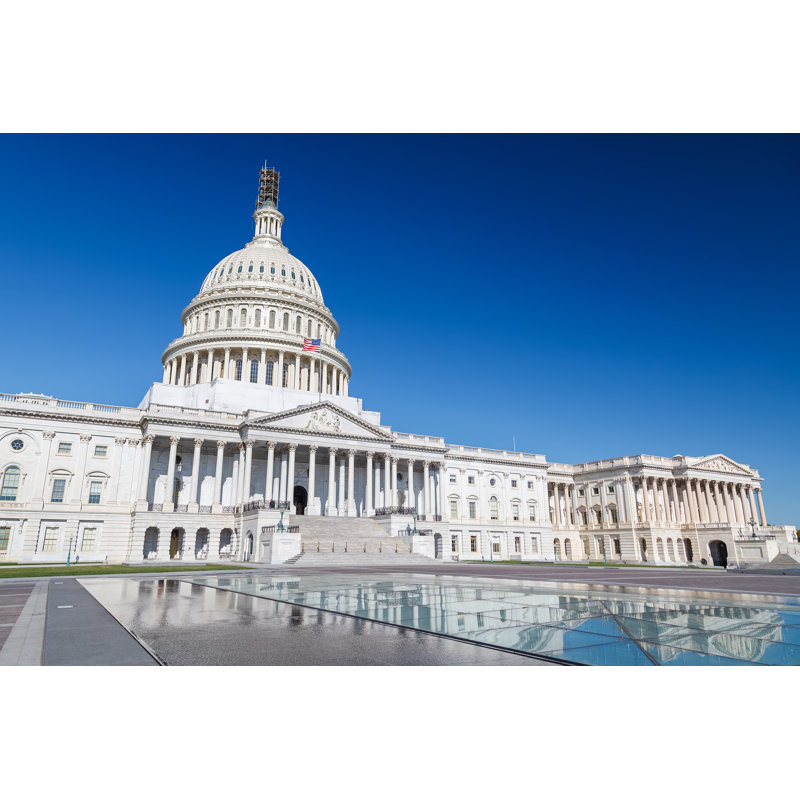 US Capitol, Washington DC - Wrapped Canvas Print, 30cm H x 46cm W