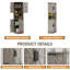 Grande armoire de coin 64,8 po Farmhouse-770629665