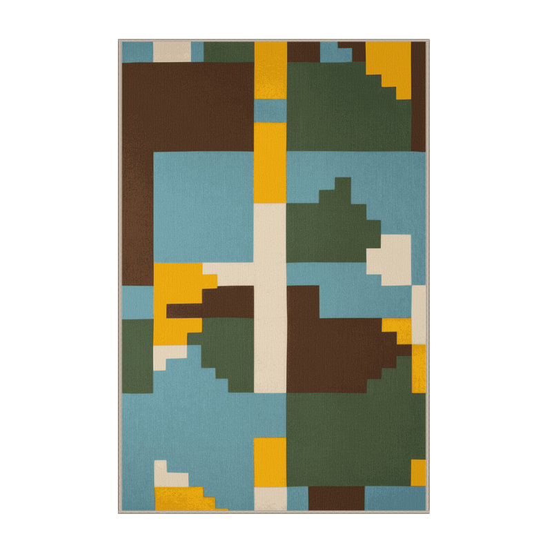 Tapis Blocky Horizons, Rectangulaire 2 pi x 3 pi