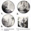 «Gray Foggy Fairytale Castle», art mural fantastique-451706602-451706605