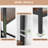 17 Stories 7 Tier Industrial Steel Open Display Asymmetrical Bookshelf Organizer