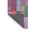 Tapis géométrique mauve-750972854