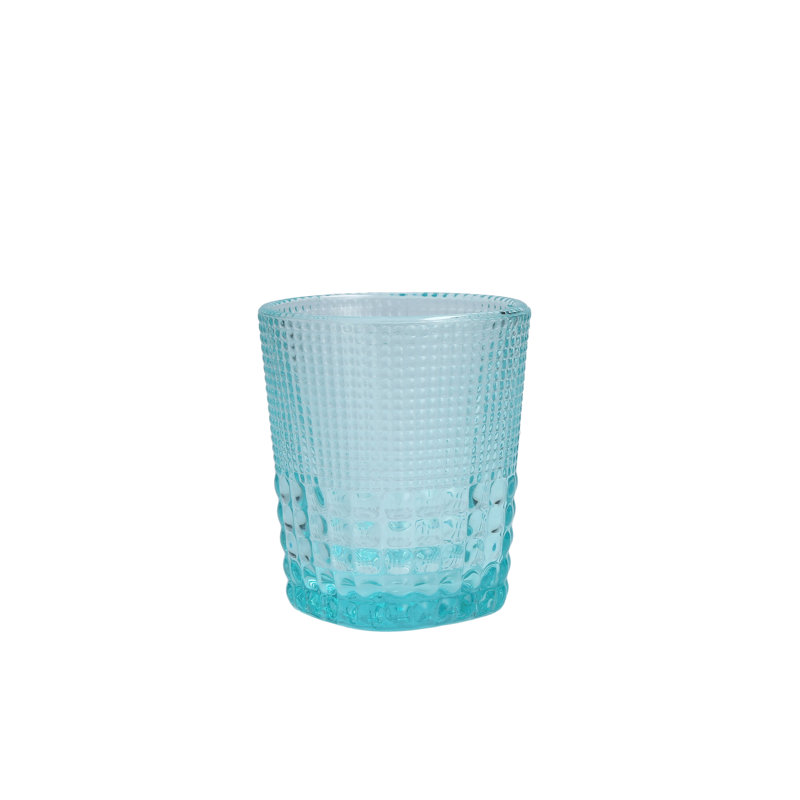Malcolm Drinking Glass, 11.5 oz., Pool Blue