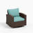 Dynasia PE Rattan Swivel Rocking Outdoor Chair with Cushions-1239096454
