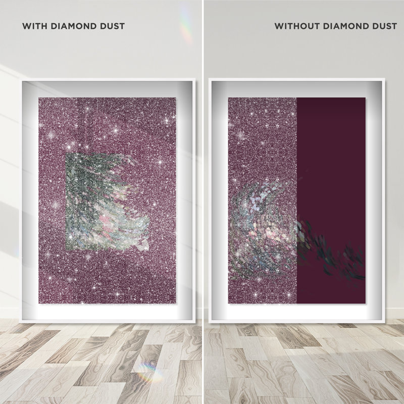 Delicate Spring Set Shadowbox Abstract Print by Oliver Gal, Black Frame, 10 x 15, 21.5"H x 31.5"W, White Shadowbox