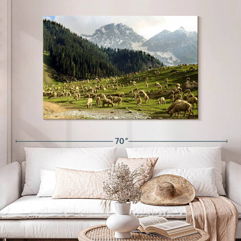 Kashmir Valley Sheep, 34" H x 51" W