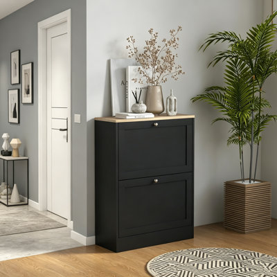 Slim Shoe Cabinet For Entryway