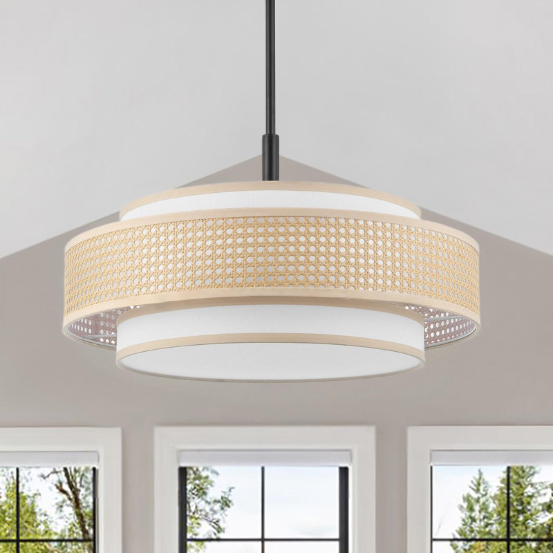 Lustre tambour 5 niveaux à intensité variable