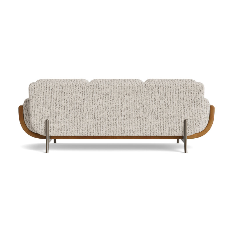 Regatta 90 Sofa, Driftwood, Marshmallow - Toast/Bedford - Saddle
