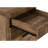 Contemporary Rolling File Box Cabinet, Brown, For Office Storage Use Cabinet On Wheels - Brown Laminate Finish And Drawer Handles