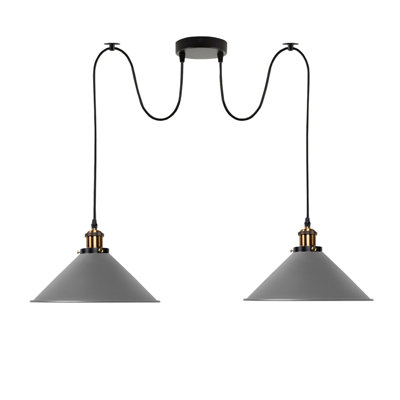 Lofton 2 - Light Gold Cluster Pendant