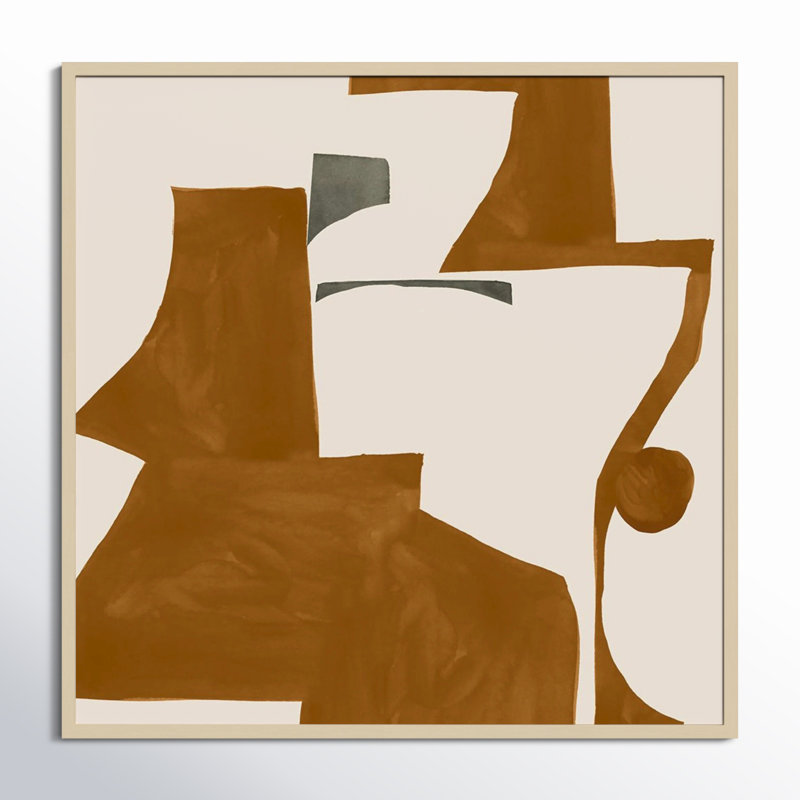 " Forecast I " by Sozi, Brown, 41" H x 41" W x 1" D
