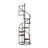 Sheldon 69" H Manufactured Wood Spiral Bookcase-1052869261