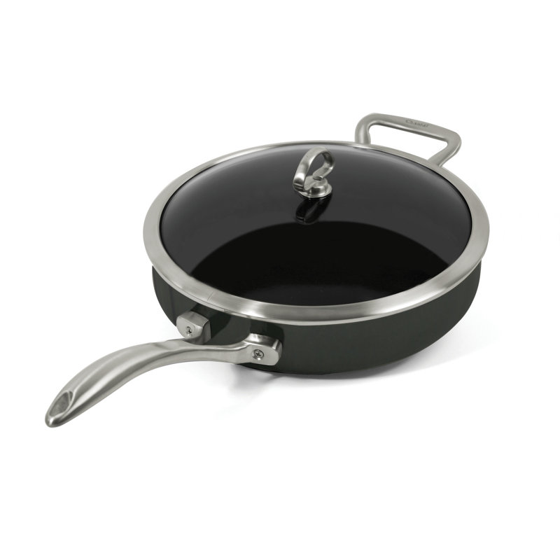 Fusion 4 Quarts Saute Pan with Lid, Onyx