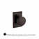 Rustic Single Dummy Door Knob with Rustic Square Rose