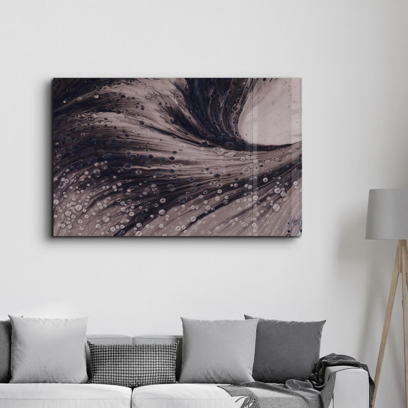 Elegant Tempered Glass Wall Art Painting 100% Tempered Glass, Thickness: 0.16 inches | UV Printed for Vibrant Colors & Durability | Perfect for Home Decor & Modern Aesthetics