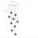 Sinechra 9 - Light Dimmable Sphere Chandelier