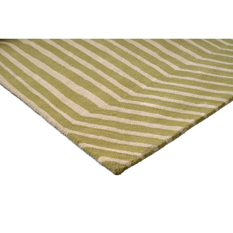 Kalasääski Light Green | 134007, Rectangle 6'7" x 9'2", Light Green