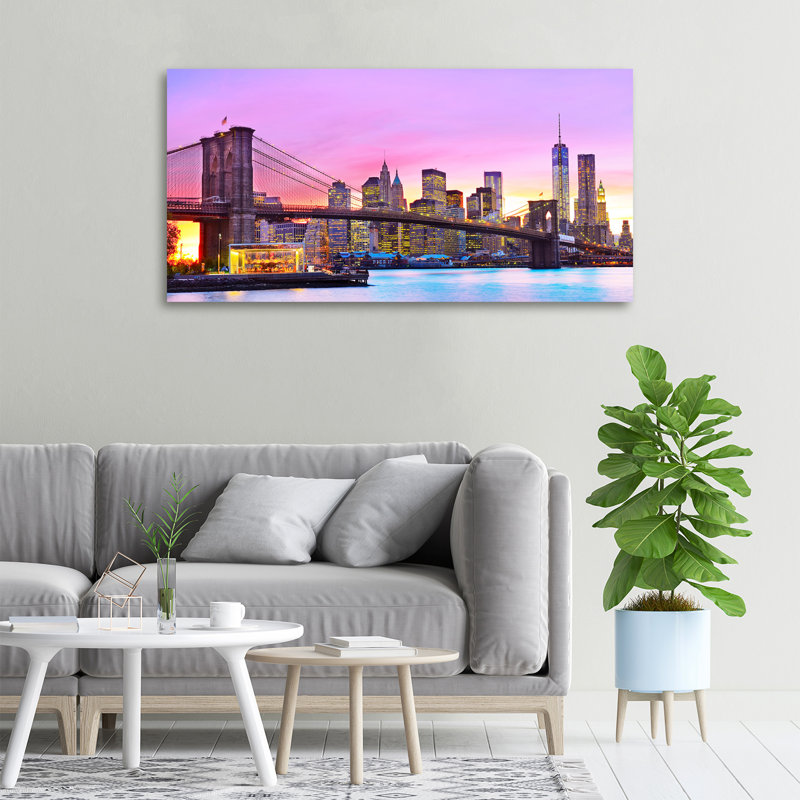 Manhattan New York - No Frame Print on Canvas