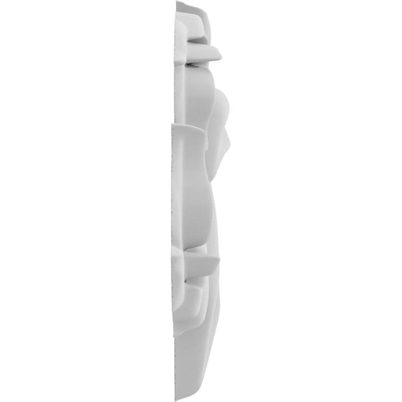 Rosettes de qualité supérieure, H 4,5 po x l 4,5 po x P 0,63 po, Gauche