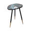 Affaan 62.5cm Sofa Side Table for Living Room, Modern Design Glass Top End Table with Sturdy Metal Legs-1736238949